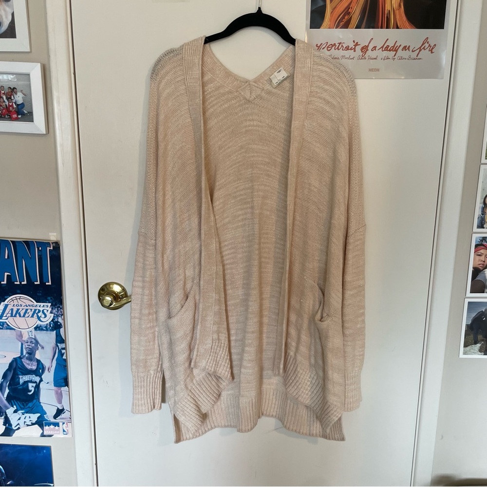 Anthropologie Cream Sweater